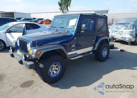 2004 Jeep Wrangler X z USA, uszkodzony, nr VIN 1J4FA39S74P724840